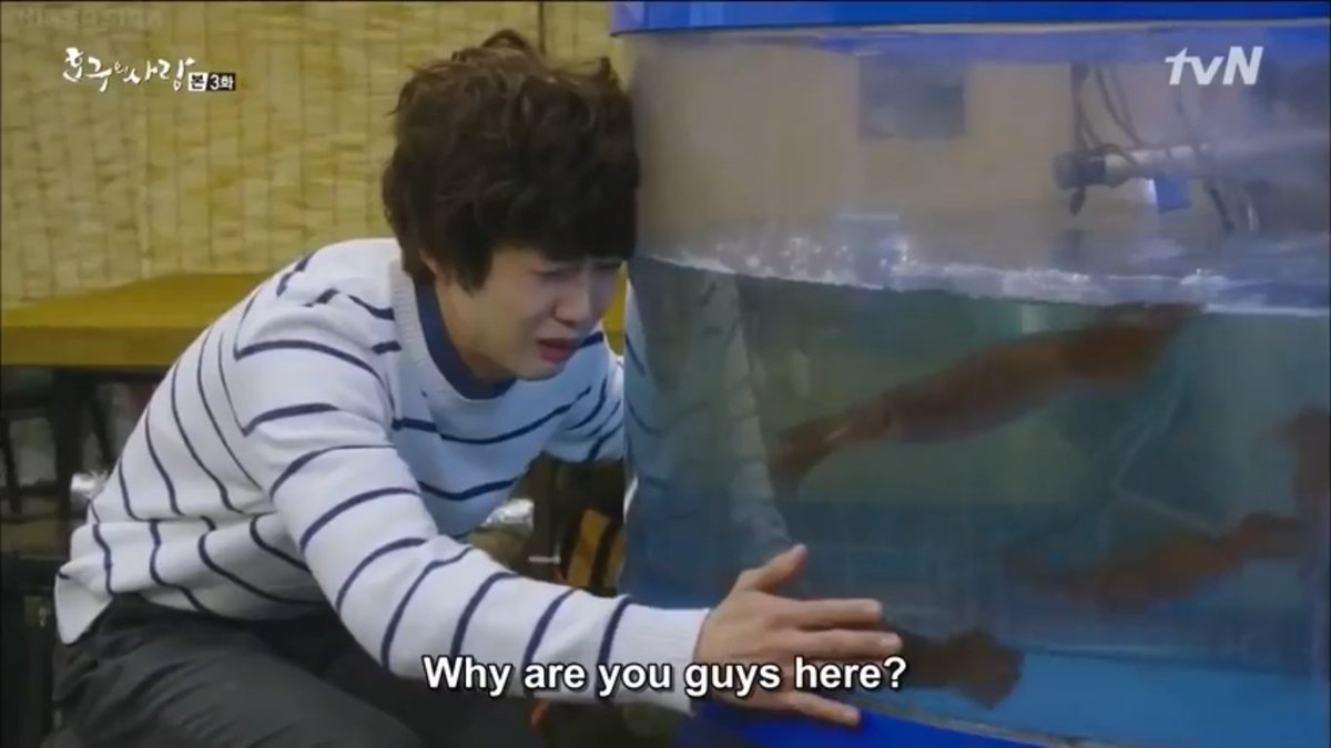 uhoh, the drunk baby's up and being silly  #ChoiWooShik  #HogusLove