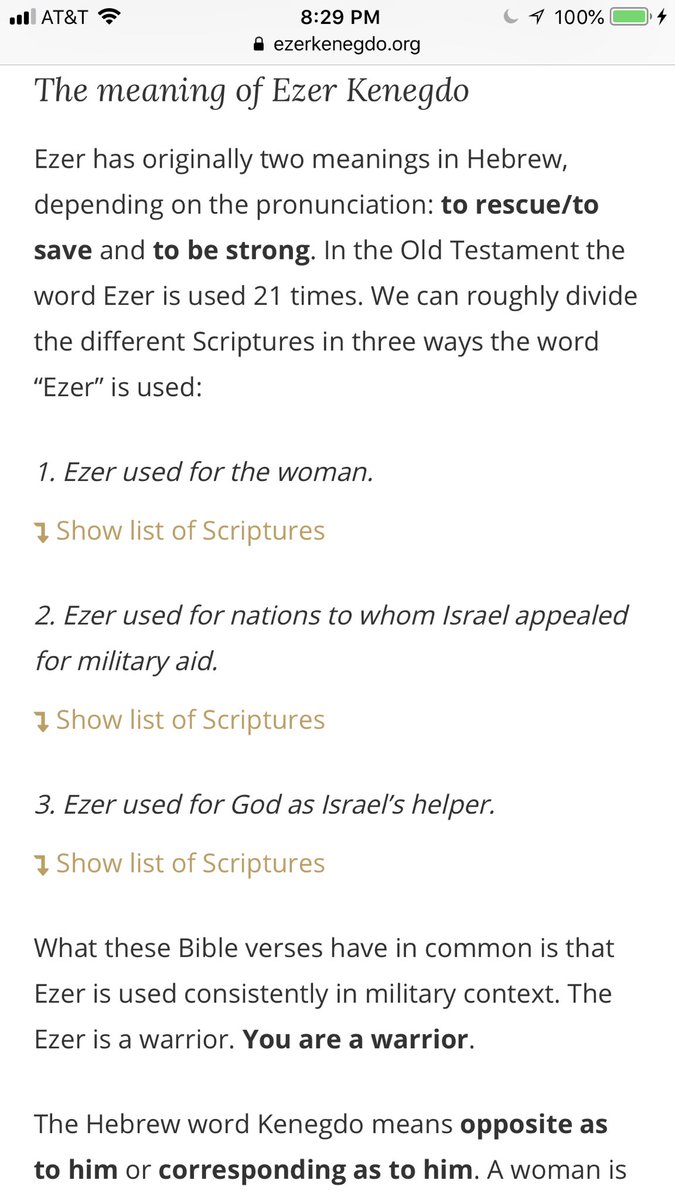 Woman-the Ezer K’enegdowas DESIGNED as a Guardbefore the Fall!The Blood of Christ-canceled EVERY curse-Reconciling us w/New hearts, as New Creatures in Christ!We are RESTORED to THIS purpose!Gal 3:28..there is neither male nor female: for ye are all one in Christ Jesus.