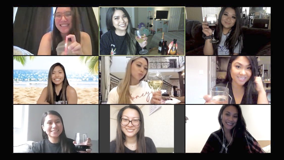 Our Gammas aren’t going to let social distancing stop them from being together! 🥂