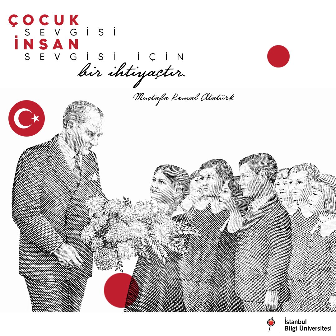 Çocuklarımıza ışık olan, 100 yıllık bir yolculuğu kutluyoruz. Atatürk'ün ülkemize ve tüm dünya çocuklarına armağanı olan 23 Nisan Ulusal Egemenlik ve Çocuk Bayramı yüzlerce kez kutlu olsun!