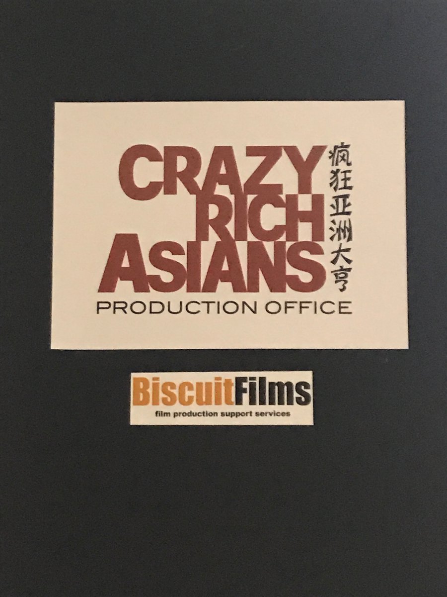 These were the first photos I took at the production office of the movie in Kuala Lumpur. Looking at the official logo was the first time it felt real!  #CrazyRichAsiansParty