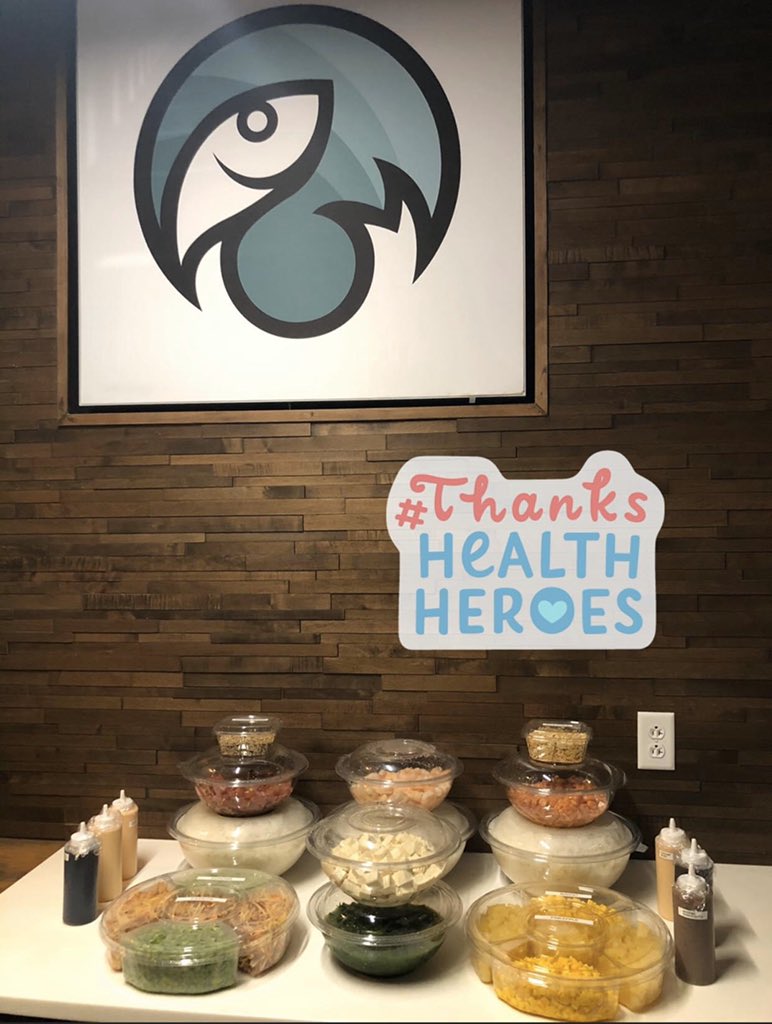 AliiPoke's tweet photo. When people do good for others.  We are grateful for the opportunity to serve the staff @rileychildrens  because of someone’s generosity. ~Mahalo #dogood #thankyouhealthcareworkers #ittakesavillage https://t.co/dTZaptRirB