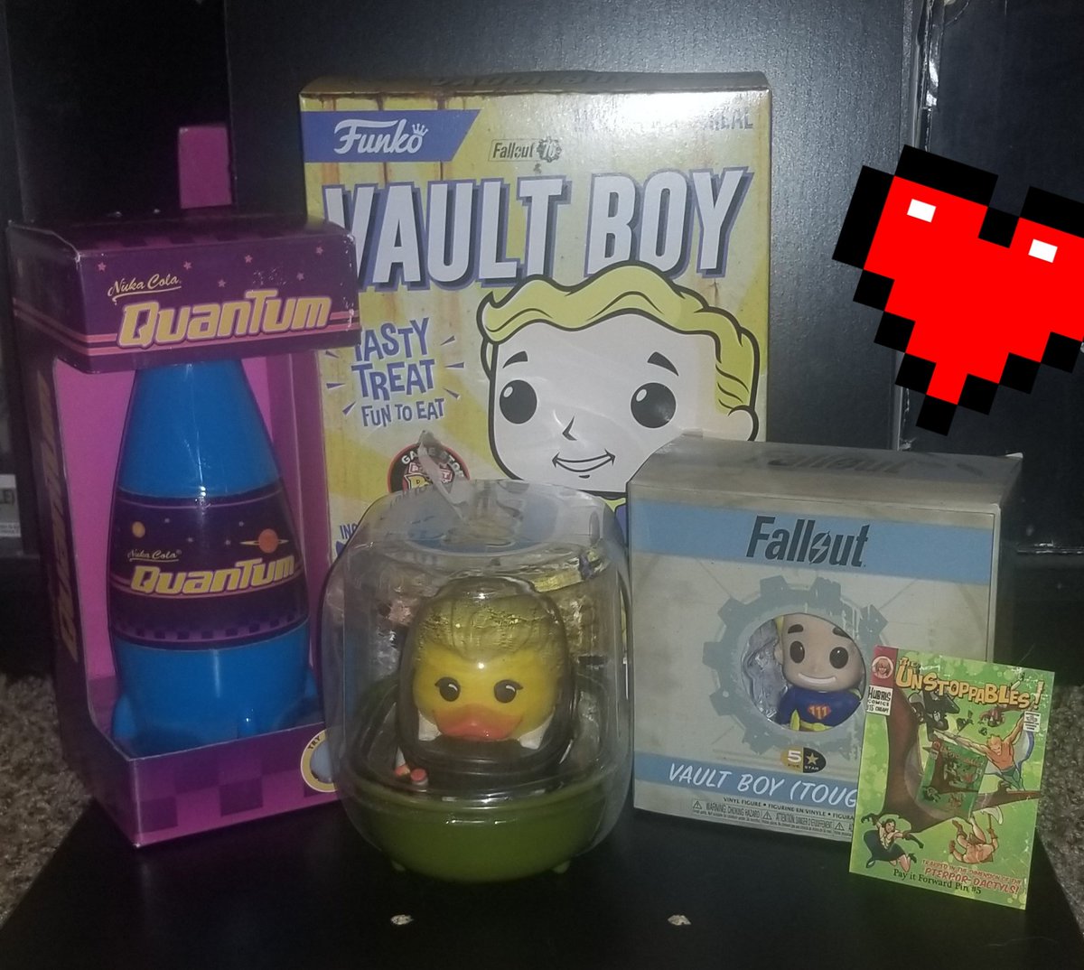 TheMissAtomic's tweet photo. I know these are tough times..

So I wanted to do a little #Fallout giveaway to hopefully put a smile on someone's face! 

To enter: 

*Follow me @TheMissAtomic

*Retweet &amp; comment your favorite Unstopables character below 

Giveaway open to everyone!

#Fallout76 #Giveaway #FO76 https://t.co/xqqITgOS7f