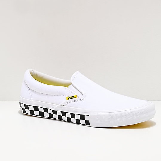 black in white vans