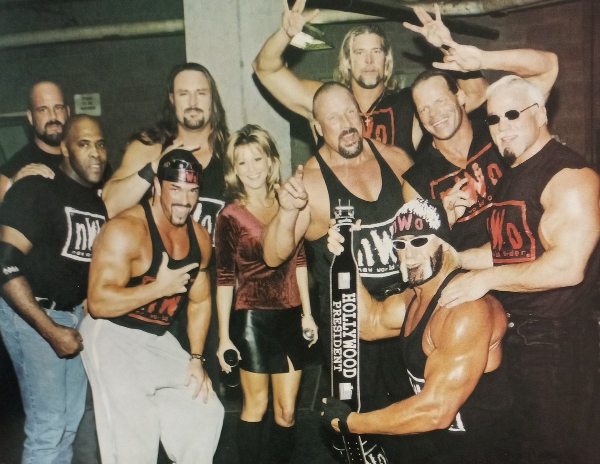 Black & White split lapel pin WCW WWF NWO Wolfpac 