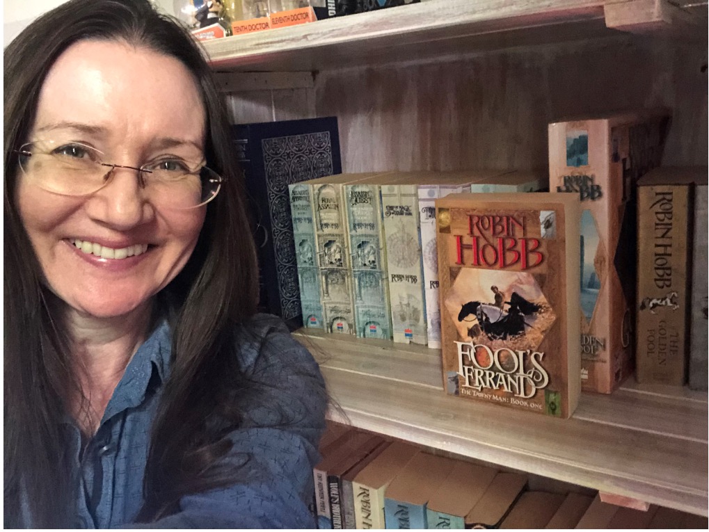 One of our Faculty of Health Librarians, Tracy, nominated Robin Hobb's 'Fool's Errand'. The Fool and Nighteyes are her favourite book characters of all time. A lot of the Library staff seem to be big fans of fantasy (and we love female fantasy authors!)  #WorldBookDay /4