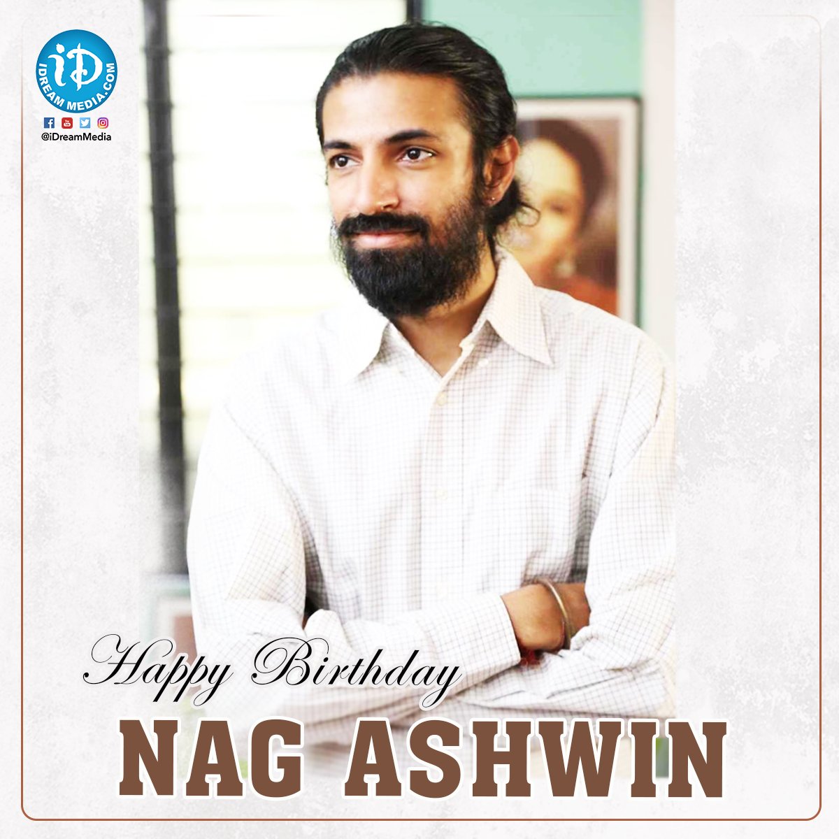 Wishing our #Prabhas21 Director @nagashwin7 A Very Happy Birthday!!

We are very excited to hear more details about #Prabhas21.

All the best darling 👍
#HappyBirthdayNagAshwin #HBDNagAshwin 

#DecadeForClassicDarling