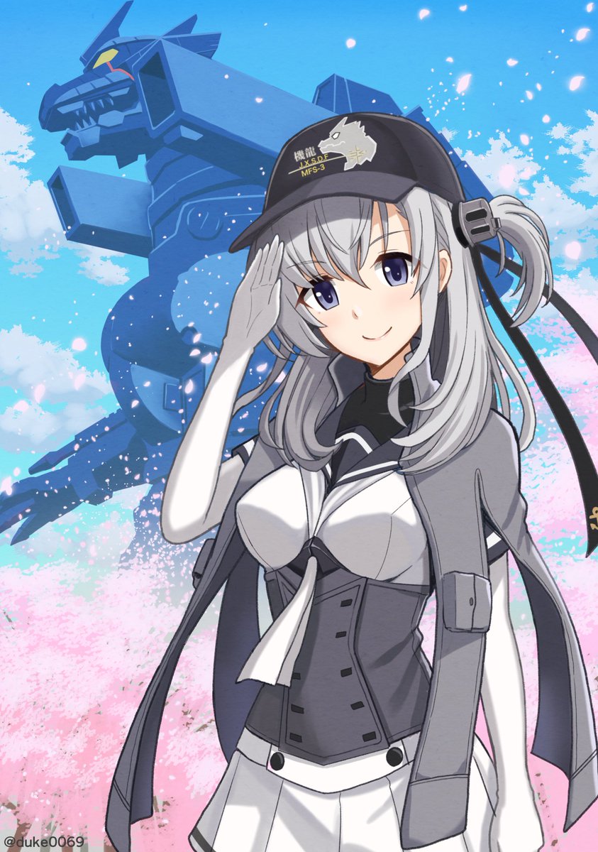 Akira 無茶なことだけど 艦これとゴジラとのコラボが見たい 優輝光太郎先生 Duke0069 が描いた機龍 00年代のメカゴジラ と涼月のイラストを増々そう思うようになってきた 艦これ七周年 ゴジラ 怪獣列島少女隊 T Co X9g4n2t4vd