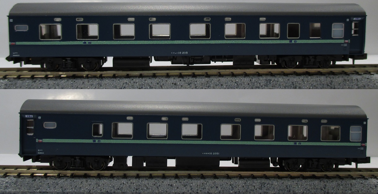 KATO オロネ10 31 入線‼️ (「日南3号」assyパーツ組み) | oketa