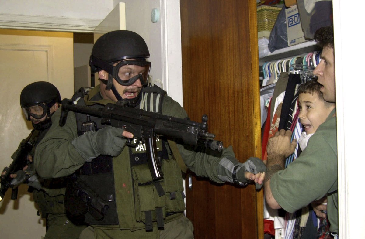 Twenty years ago Saturday, April 22nd in a pre-dawn raid Elian Gonzalez was taken at gun point from his family in Miami, and sent back to Cuba.  https://cubanexilequarter.blogspot.com/2020/04/elian-gonzalez-was-taken-at-gunpoint-20.html 1/40