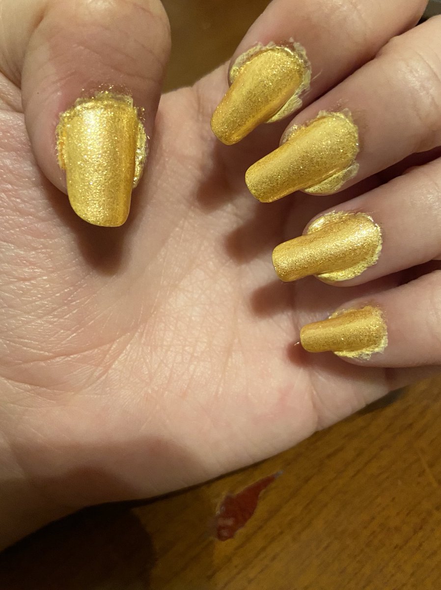 I decided to just coat them all with the liquid gold so :)