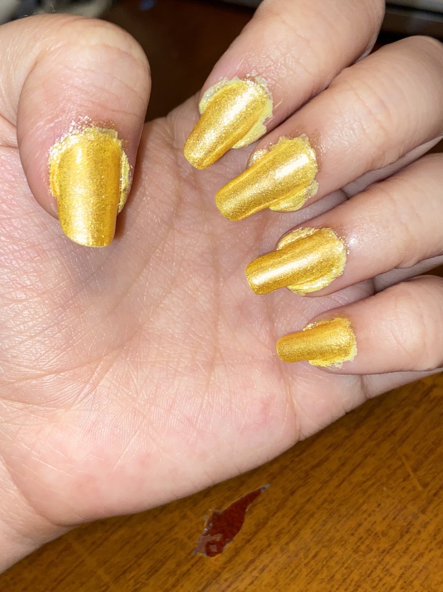 I decided to just coat them all with the liquid gold so :)