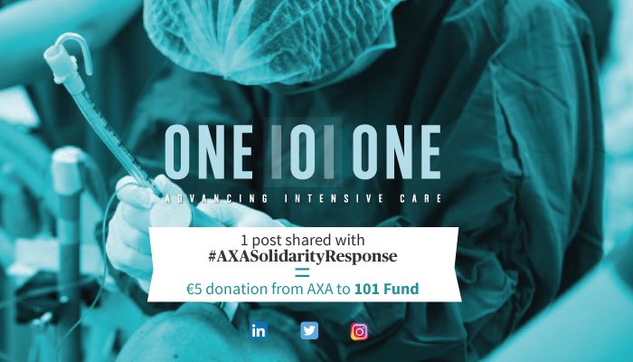 mcoarasa's tweet photo. Healthcare workers around the world are making the difference. Let’s help them help us it. AXA is partnering with the 101 Fund to financially support 1,200 intensive care units in 60 countries. #AXASolidarityResponse #AXASG https://t.co/GvFfAZJQTY