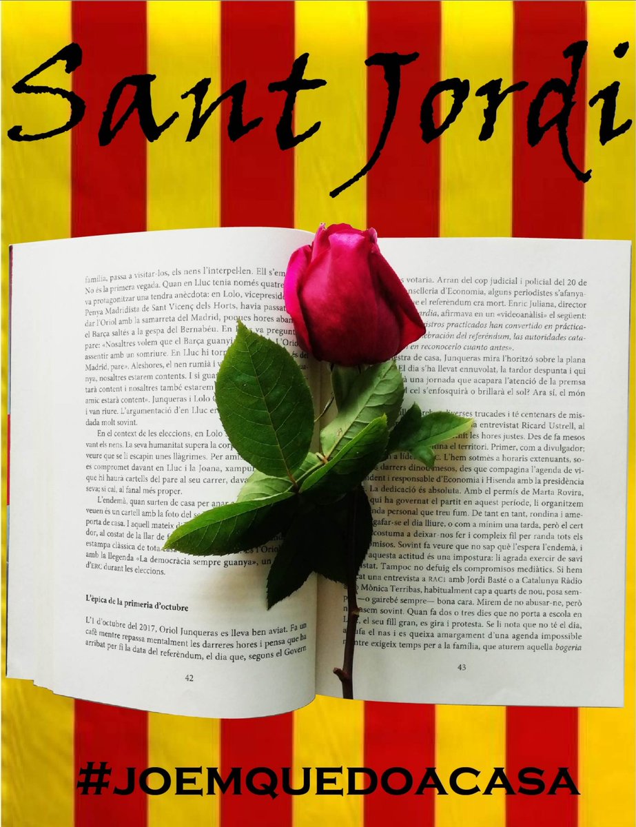 #SantJordi2020 #joemquedoacasa #larocadelvalles #ensensortirem