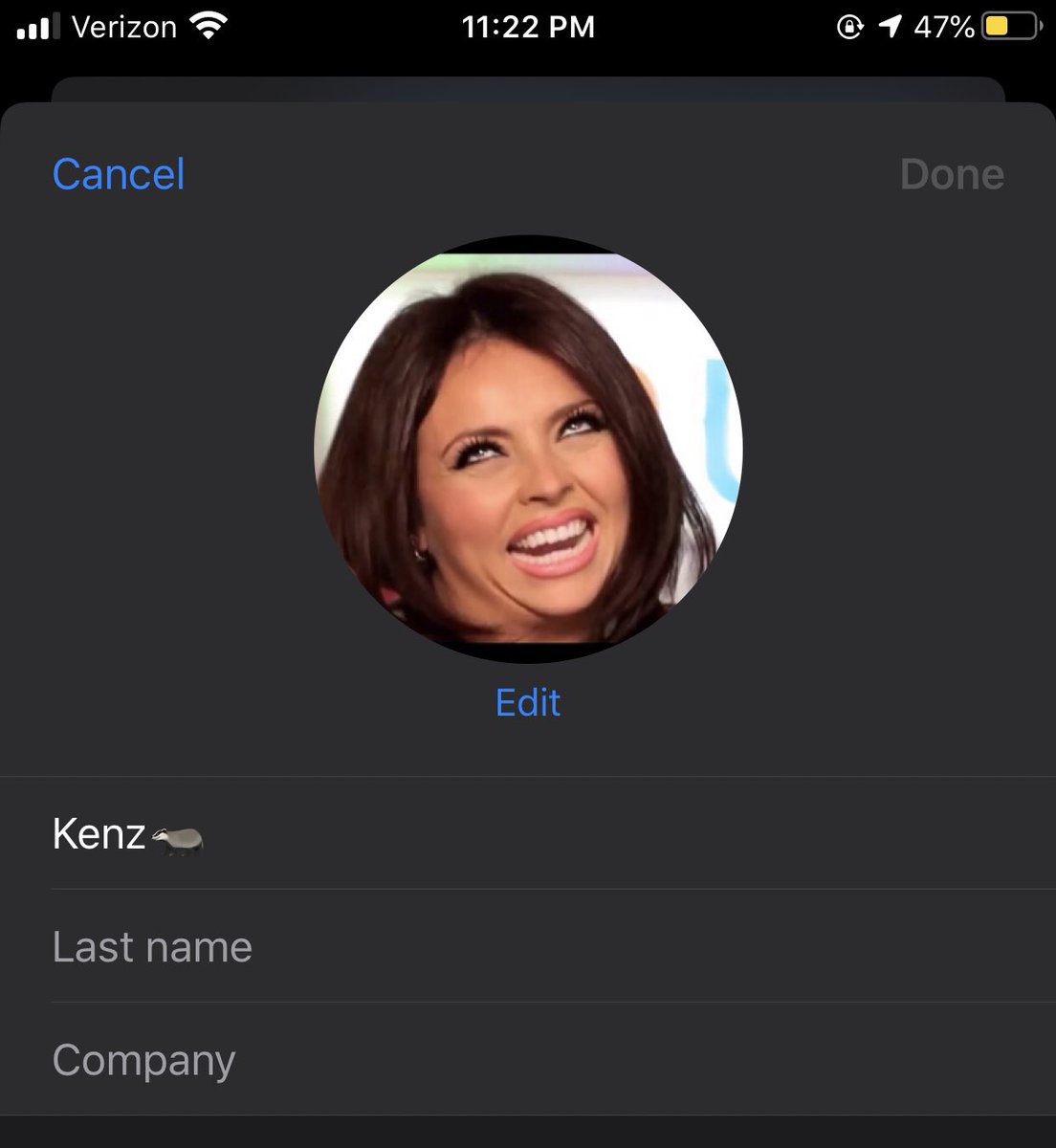 haleigh_bz's tweet photo. This has been my contact photo for Kenz for 3 years I think. It won’t be changing. No further questions. @ml__brown https://t.co/4OOLu7XB7l