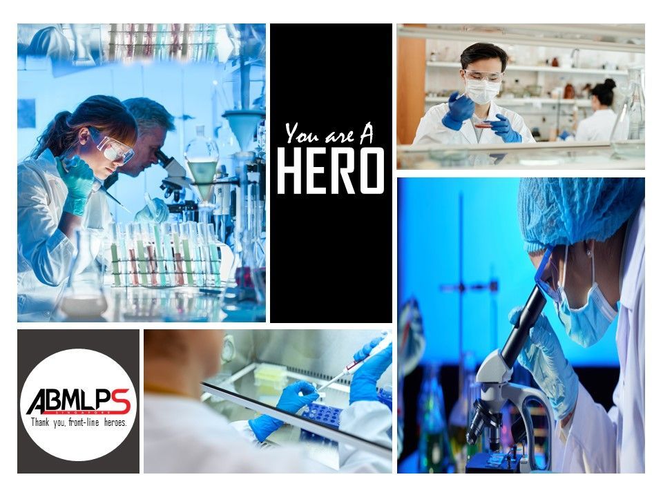 abmlps's tweet photo. Behind every nasal swab or blood sample taken from the patient for diagnosis is a biomedical laboratory professional performing and reporting the test outcome.  

It is World Laboratory Day today! Post well wishes or thank you messages here https://t.co/33JEmQusUp. https://t.co/BRySR9IXrX