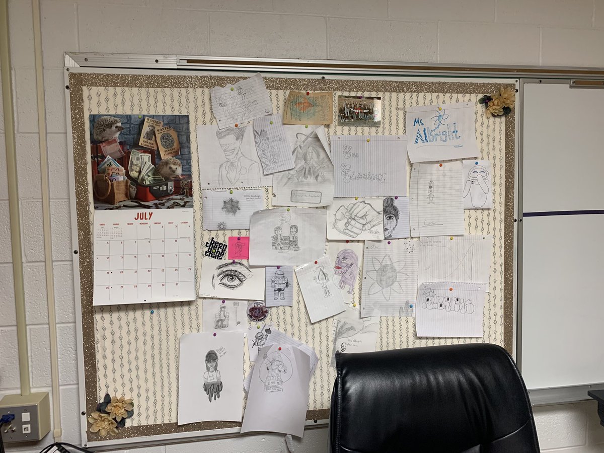 Cleaned out my classroom yesterday, but this bulletin board isn’t going anywhere 😌 I miss everyone so much!!