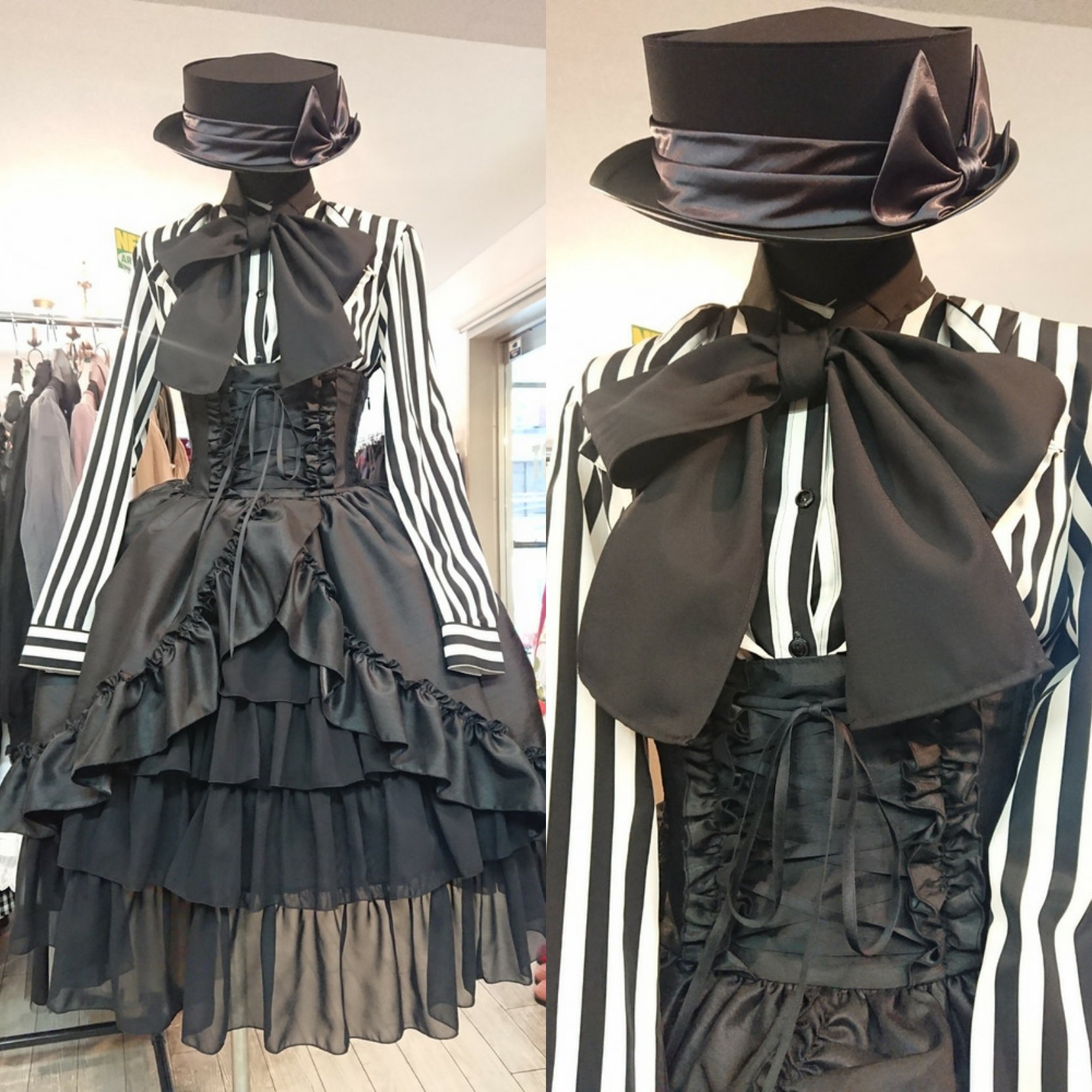 Atelier Pierrot オススメコーディネート 個性的でスタイリッシュな印象のストライプ柄は 華やかスカートはもちろんパンツスタイルでも相性抜群 Tokiaki Kumondai ダブルフロントシャツ T Co Jeitoltqv8 Atelier Pierrot