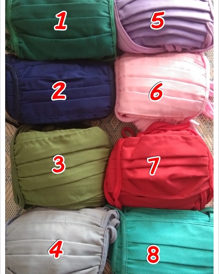 AustinUtammy's tweet photo. Jual masker oxford grade A 2 ply or 1 ply, colors available on pic. Harga murah, cuma Rp50.000 - Rp60.000/lusin. Yang mau bisa DM yah. Thanks! #jualmasker #maskerkain #maskeroxfordA #maskerhijab https://t.co/x09B03sATo