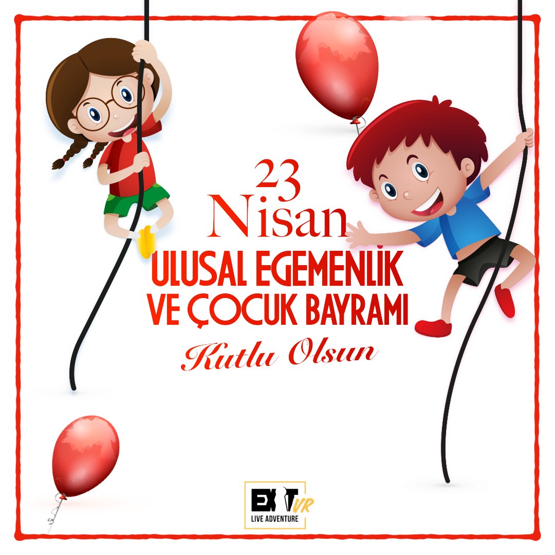Bugün 23 Nisan, hep neşeyle doluyor insan! 🇹🇷#23NisanKutluOlsun