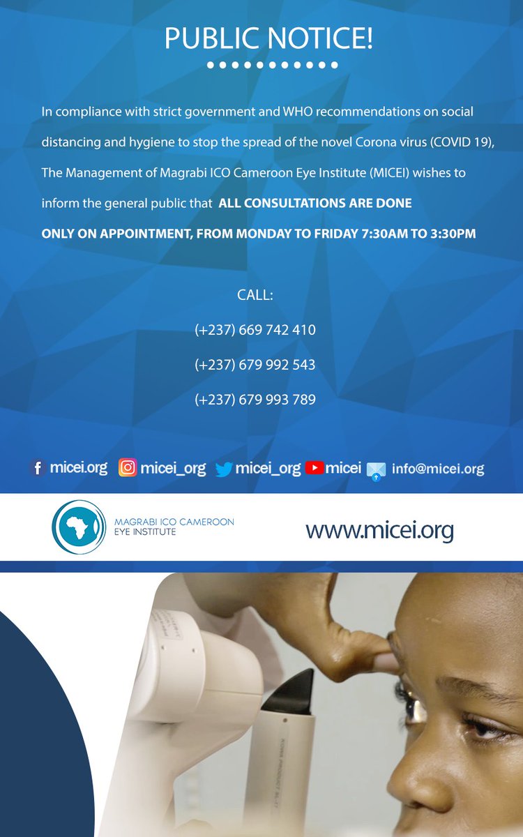 Magrabi ICO Cameroon Eye Institute tweet media