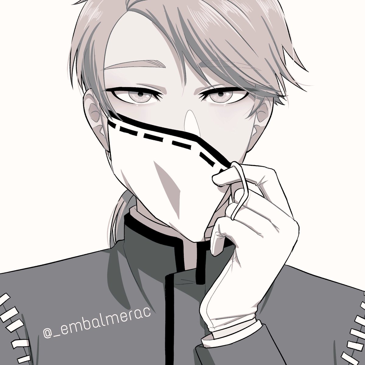 _embalmerac's tweet photo. ⠀
 ⠀ 『 กลับ. . . มาแล้ว 』

กลับมาแล้วล่ะครับ

หวังว่า. . . พวกคุณจะสบายดีและปลอดภัยจากช่วงเวลาที่แสนยากลำบากเฉกเช่นที่เกิดขึ้นนี้

ดูแลตัวเองกันด้วยนะ ?

อย่าลืม. . . ใส่แมสและล้างมือบ่อยๆ , อ่า. . . แล้วอย่าห่วงเลยครับ แมสของผมไม่ได้มากจากส่วนที่ผมกักตุนมันหรอก ?

⠀ ⠀ https://t.co/7ETtwi7KAP