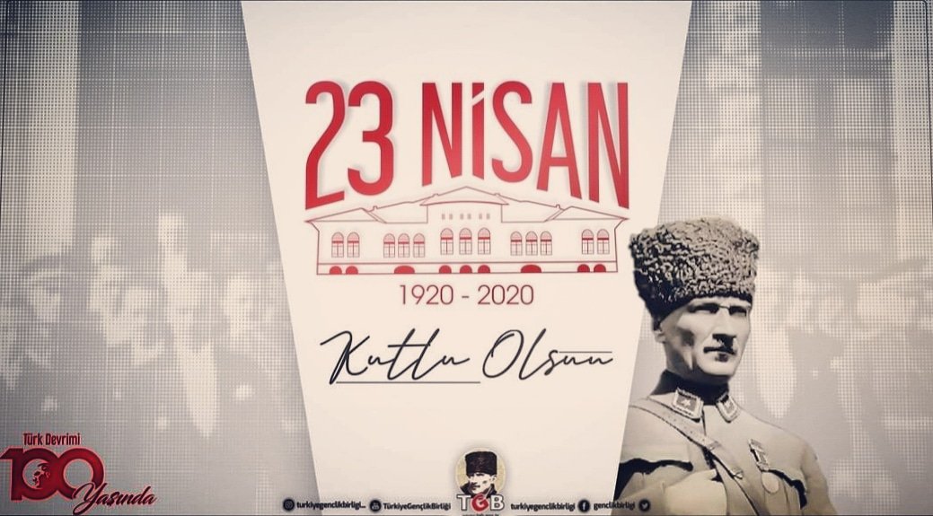 "Milli egemenlik milletin namusudur, şerefidir, haysiyetidir." Büyük Millet Meclisimizin, Gazi Mustafa Kemal Atatürk'ün önderliğinde açılışının 100. yılı kutlu olsun. #TürkDevrimi100yaşında #23NisanKutluOlsun #MustafaKemalATATURK #Millihakimiyet #Öncügençlik