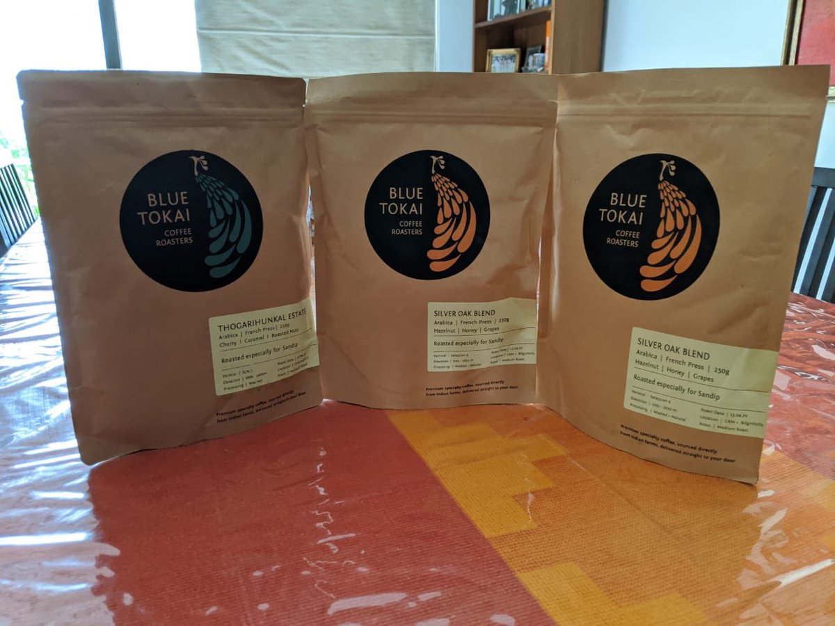 TheRightGhose's tweet photo. #LockDownDiary The daily fix has arrived - thank you @BlueTokaiCoffee. When life gives you #lockdown - you give it back a #caffeine-shot. #coffee #coffeeaddict #procaffeination https://t.co/XHzC5FrflF