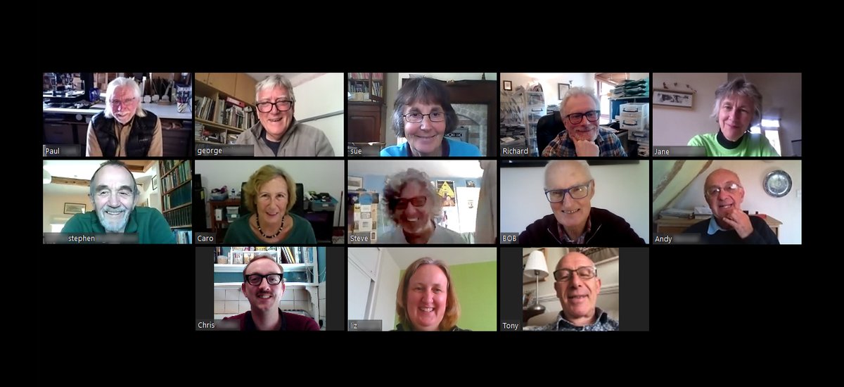 SwkHeritage's tweet image. This is what a happy bunch of #CommunityArchives researchers looks like via Zoom! 
The SE1 Stories group are still going strong, exploring and cataloguing the SE1 Community newspaper and photo archive with us.
Stay tuned for news of the exhibition and oral history projects.