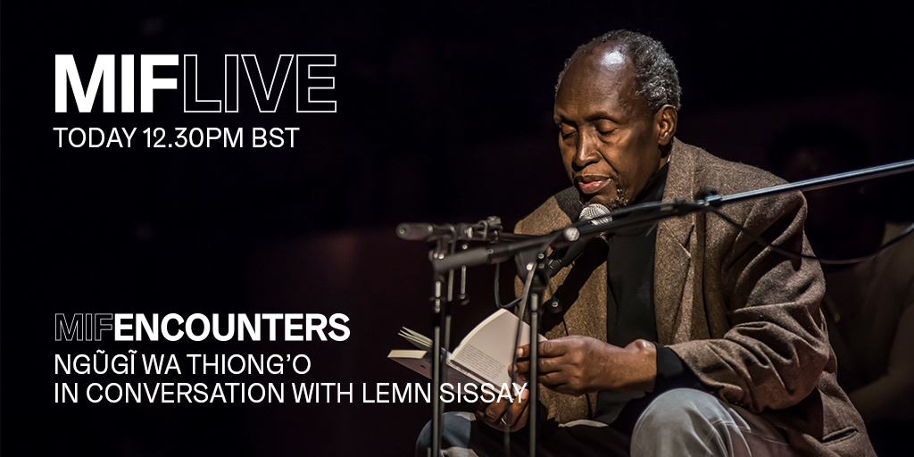 factoryintl's tweet photo. Kenyan author @NgugiWaThiongo_ joined a host of writers from around the world in #StudioCreole at #MIF19, an intimate lab for stories, an experiment in sound, and language. See Ngũgĩ with @lemnsissay today at 12.30pm BST for #MIFEncounters.
https://t.co/K75t6DGFXD
#MIFLive https://t.co/COAMAeQDoq