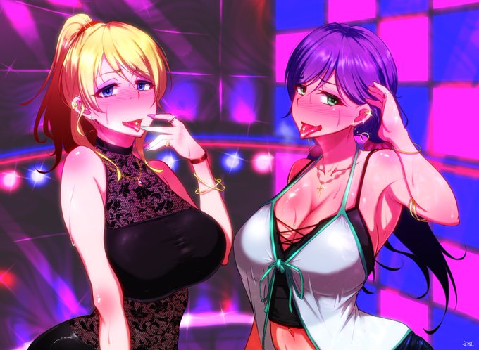 彼氏に染められ始めた東條希ちゃんと絢瀬絵里ちゃん

舌ピまで付けといて染められ始めって
自分の中の感覚がおかしくなってる感 