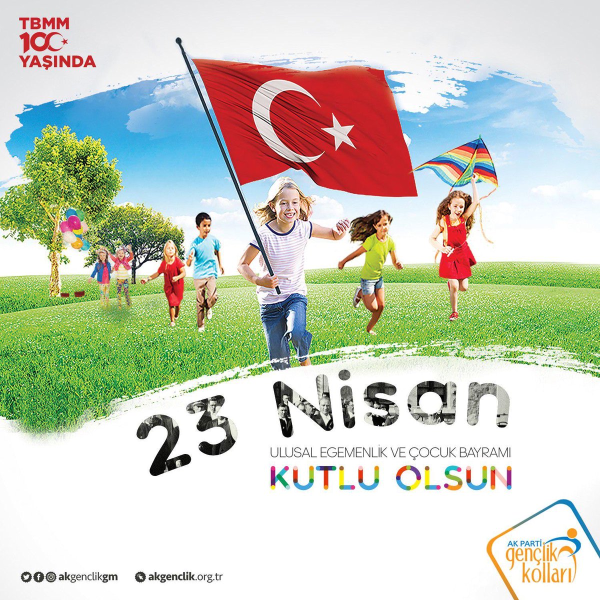 23 Nisan Ulusal Egemenlik ve Çocuk bayramımız kutlu olsun. 😊
#EvdeBayramVar
#EvdeKal
#BirlikteBasaracagiz