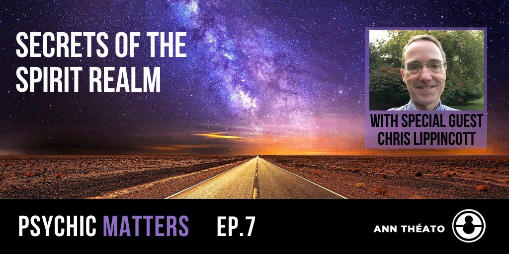 Exciting News! Episode 7 is released today - SECRETS OF THE SPIRIT REALM with special guest, Psychic Medium,  Chris Lippincott. Give it a listen! podcasts.apple.com/us/podcast/psy…… #psychic #medium #podcasting #podcastlife #paranormal