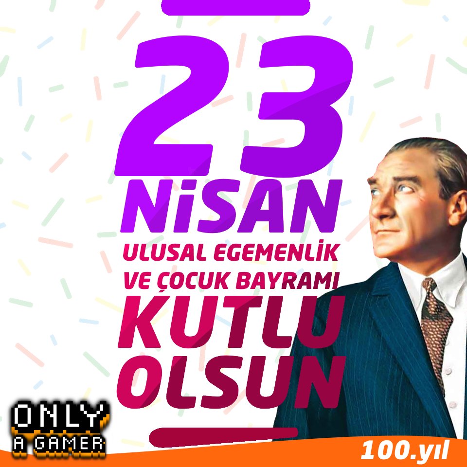 Bugün TBMM'nin açılışının 100. yıl dönümü. 23 Nisan Ulusal Egemenlik ve Çocuk Bayramımız kutlu olsun!

#23NisanKutluOlsun