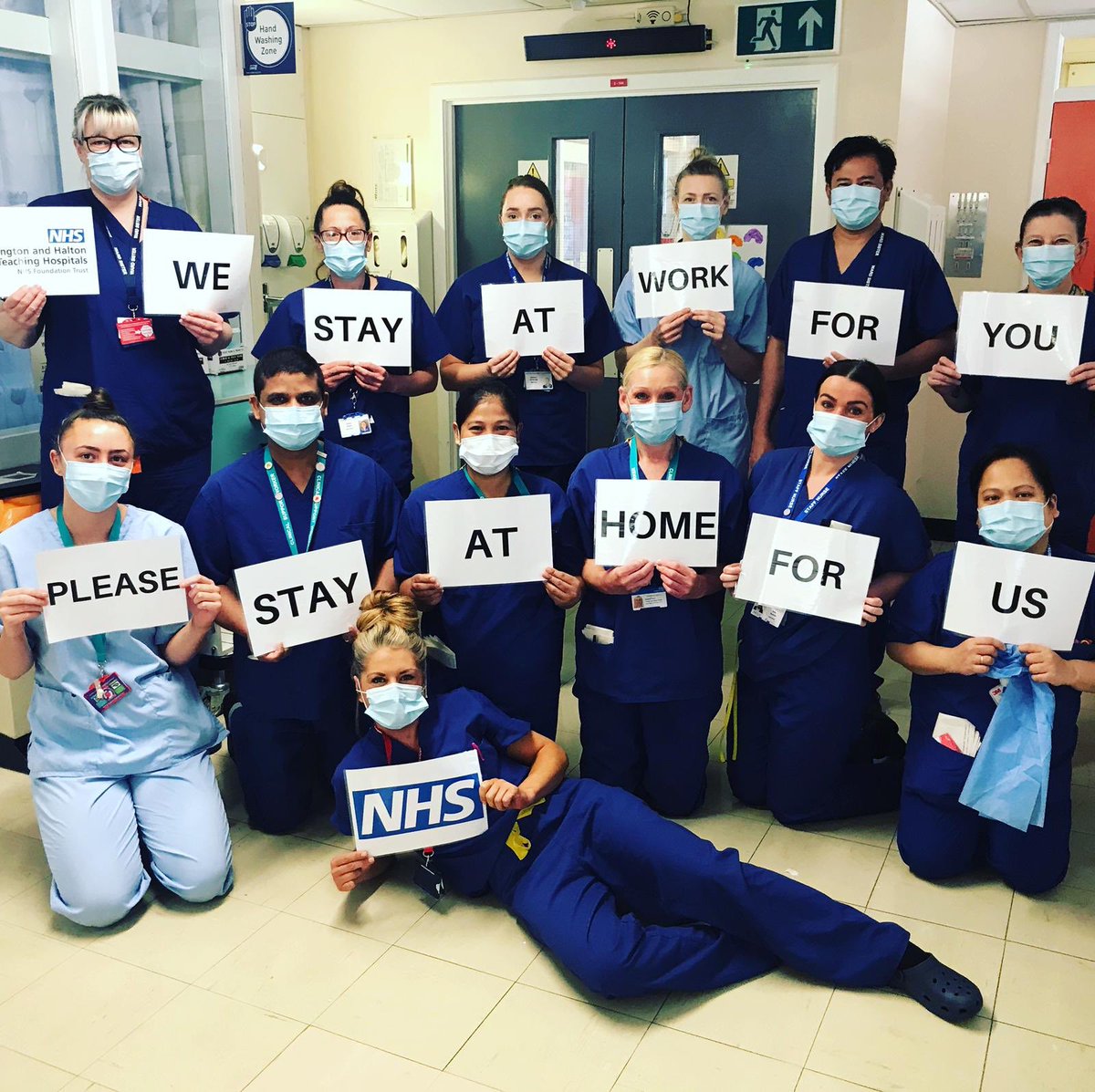 We are so proud of our team on A8! #stayhome #staysafe #nhsheroes