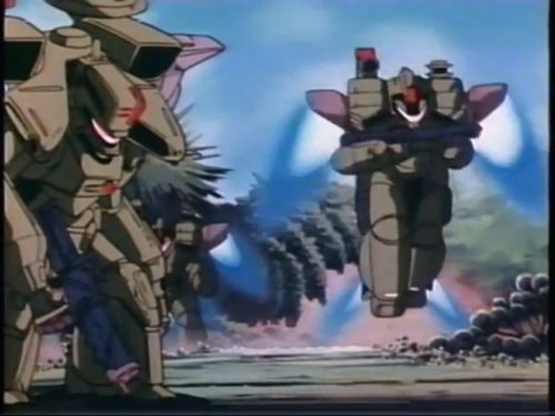 のんすけ N S 気晴らしに宇宙の戦士のova見てる やっぱこっちのデザインのパワードスーツが好き T Co Vrcb7us0dm Twitter