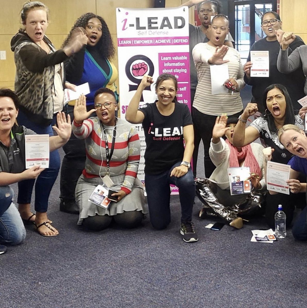 ILeadSelfDefens's tweet photo. Remember when we impacted 300 Women in ONE day with our Physical Self Defense technique class at the Media Park JHB? Once pandemic has passed, we’ll have more of these classes just for YOU, keep checking our social pages for classes in your area. #ILeadSelfDefense https://t.co/3jZHhVY9i2