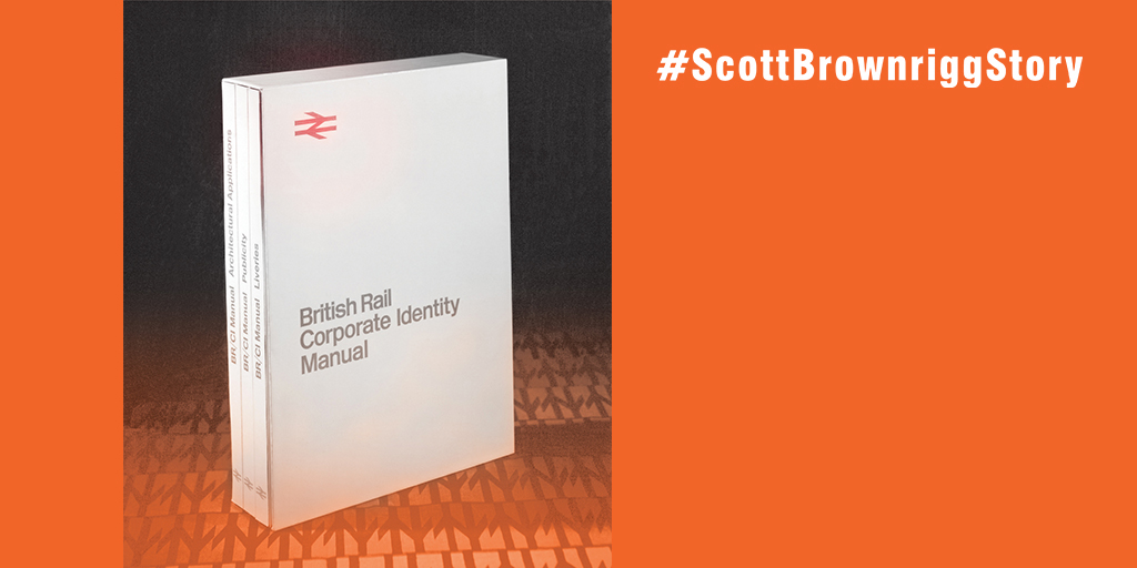 ScottBrownrigg's tweet image. Our next chapter in the #ScottBrownriggStory: in 1963 #DesignResearchUnit started to create a corporate identity programme for British Railways – the largest and most complex undertaken in the UK at that time. 

British Rail and its iconic logo was born.  

#archive #britishrail