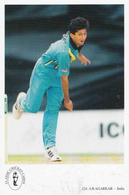 Early in his career, Agarkar broke Dennis Lillee's world record for the fastest 50 wickets in ODIs, achieving the feat from only 23 matches. He held the record from 1998 until 2009, when Ajantha Mendis achieved the feat from just 19 matches.