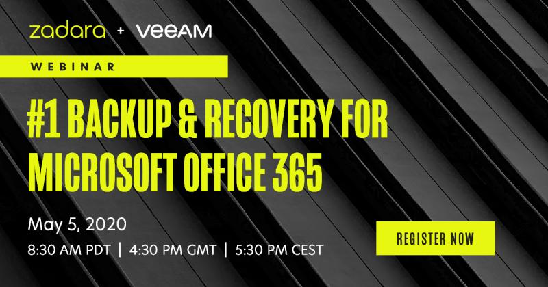 leejones65's tweet photo. Join #Veeam &amp; #Zadara to learn how you can create a cost efficient Office 365 Backup-as-a-Service offering. Save a seat now! https://t.co/S7Iuye3DG4

#Immutability #Office365 #O365backup #BaaS #Backup #BackupService #365backup #Cloud #Cloudcomputing #Serviceproviders #MSP #MSPs https://t.co/pRMWexeD6X
