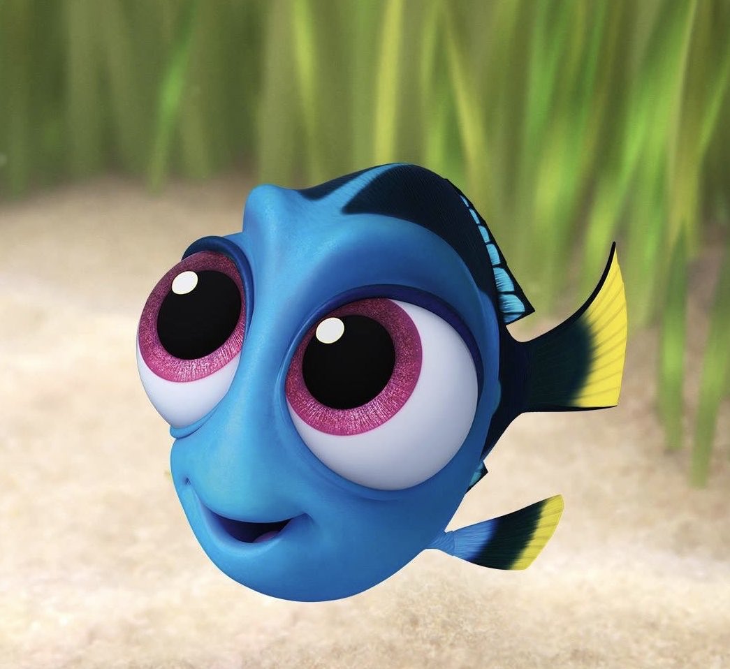 jungkook as baby dory; a short but soft thread