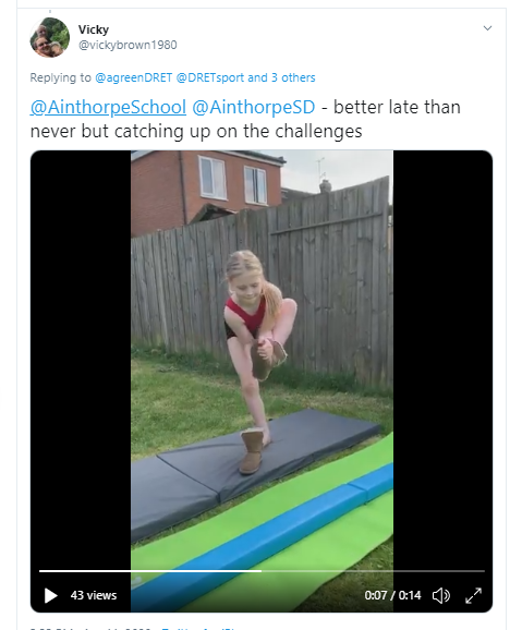 DRETsport's tweet photo. It really has been great seeing @DRETnews children getting involved in the #HorizonProgramme @EYFSDRET1 PE homework cards &amp; the #StayAtHomeHorizonChallengeProgramme. Well done children, parents and teachers. https://t.co/YFla4Fe3QC