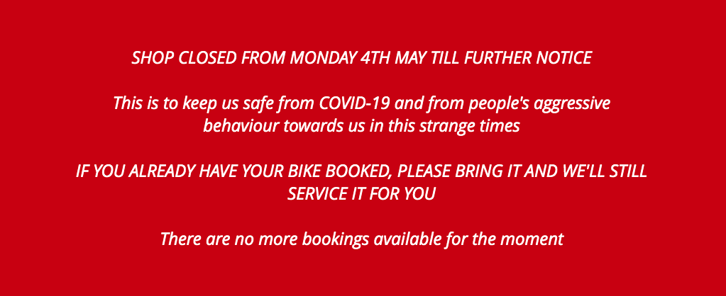 We are safe and want to keep it like that. We'll be back as soon as this situation gets better. Thanks for all you support.