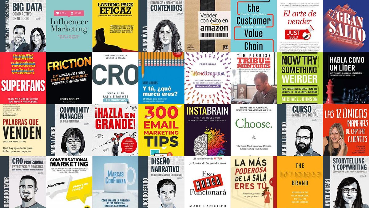 aulaCM's tweet photo. 📚 Te proponemos esta selección de 30 libros de marketing y publicidad, para leer y aprender durante el confinamiento:

📙Marketing

📘Publicidad

📗Social Media

📕Conversión

📔Ventas

► https://t.co/hPYSCeF1YU
Vía @aulacm

#DiadelLibro #DiaInternacionaldelLibro #SantJordi2020 https://t.co/U8ICkss5Zy