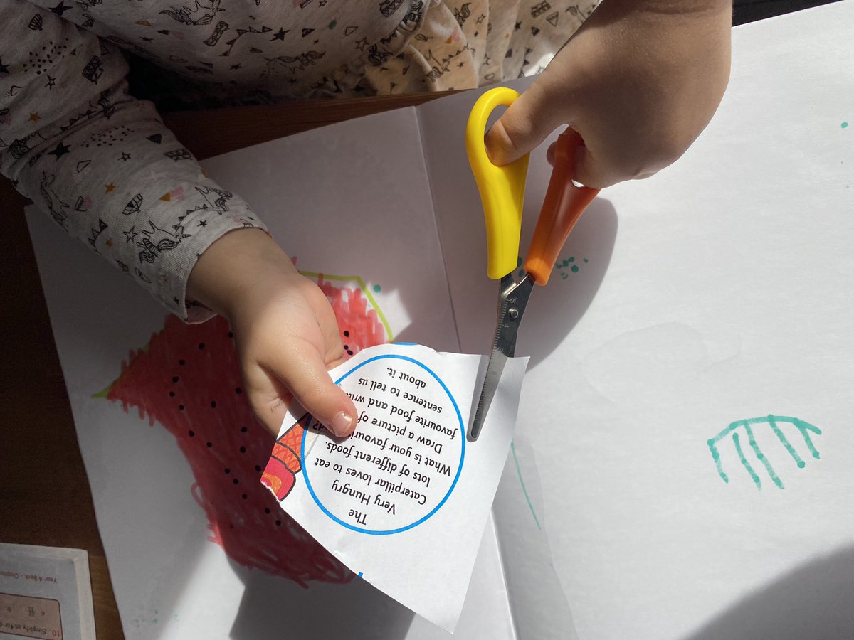 MuckyPups's tweet photo. Elsie has been busy going colouring, cutting and sticking this morning... @starseatweets https://t.co/arccOs0QFl