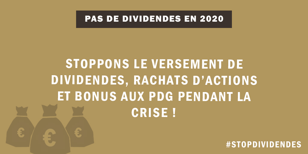 oxfamfrance's tweet photo. Au Danemark, aucune aide d'Etat ne pourra être allouée aux entreprises versant des dividendes.
En 🇫🇷, le gouvernement appelle simplement les entreprises "à la modération". @BrunoLeMaire : allez-vous exiger des contreparties au sauvetage des grands groupes ?  #StopDividendes #PLFR https://t.co/W6GtKEm8Lu