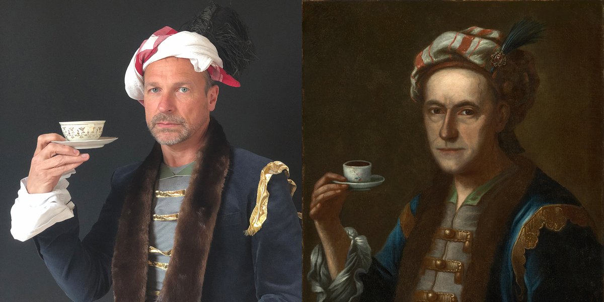 <a href="/GettyMuseum/">Getty</a> We join the challenge: This is an artwork from our collection recreated by our chef curator Peter Husty! #artchallenge #GettyMuseumChallenge