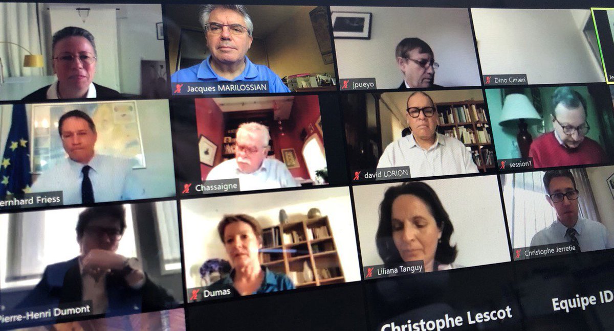 #UE 🇪🇺Ce matin en <a href="/AN_AfEur/">Commission des affaires européennes</a>, audition de <a href="/FriessBernhard/">Bernhard Friess</a>, directeur général de la politique maritime de <a href="/EU_Commission/">European Commission</a>.

Les échanges ont porté sur l’impact du #Covid19 sur les pêcheries françaises mais aussi sur l’état des négociations avec le Royaume-Uni suite au #Brexit.