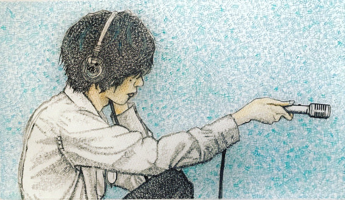 モヒ 過去絵 米津玄師 Mad Head Love イラスト 色鉛筆画 ハチ こんな時だから米さんのお絵かきしよ T Co Djnzecazsy Twitter