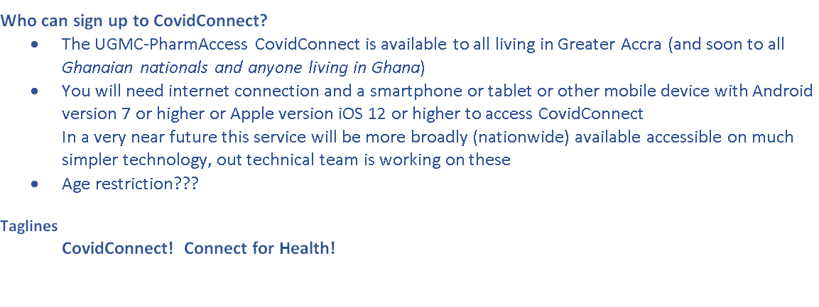 EmmanuelDzivenu's tweet image. This is how to get connected to #CovidConnect. App on Play Store now!!! 
@CovidConnectgh #Luscii 
 
@ugmedicalcentre